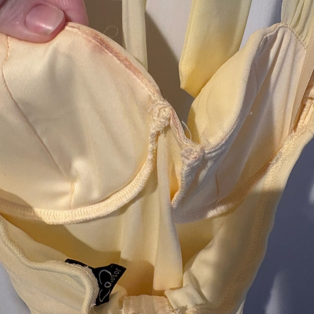 Windsor Butter Yellow Backless Halter Dress - Picture 5 of 8